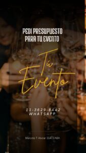 TU EVENTO en Chabrés Bar